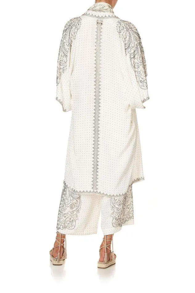 Women Modest Clothing Camilla Lounge Trouser With Tie Waist Luxe Cream