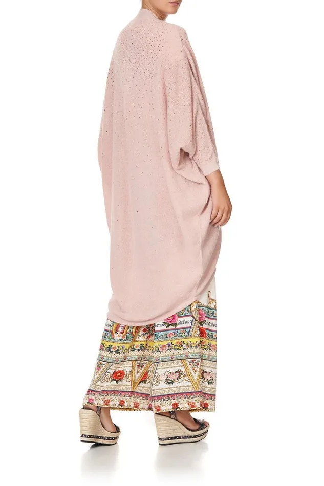 Women Modest Clothing Camilla Soft Knit Poncho With Crystals Party In The Palace