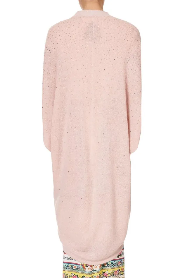 Women Modest Clothing Camilla Soft Knit Poncho With Crystals Party In The Palace