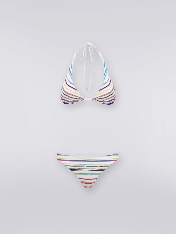 Women Mountain Viscose Blend Bikini With Lurex Multicoloured Missoni Swimsuits