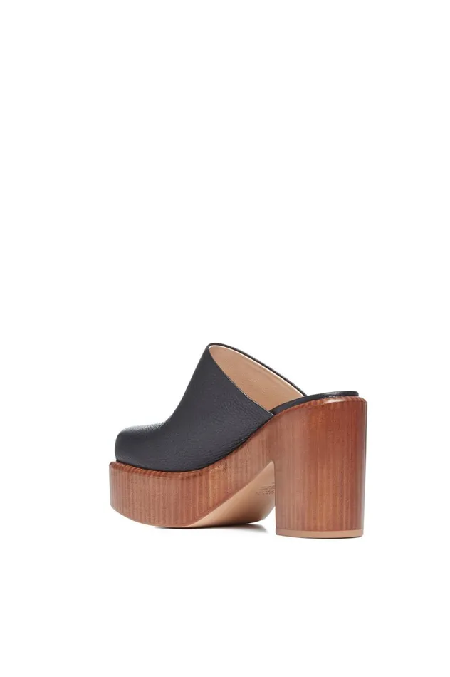 Women Mules Gabriela Hearst Anactoria Mule In Black Leather