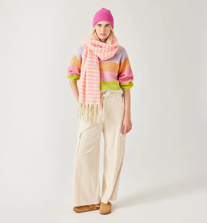 Women Multicoloured Jumper 8211 Pink Stripes Promod Jumpers And Cardigans Women Multicoloured Jumper 8211 Pink Stripes Promod Jumpers And Cardigans