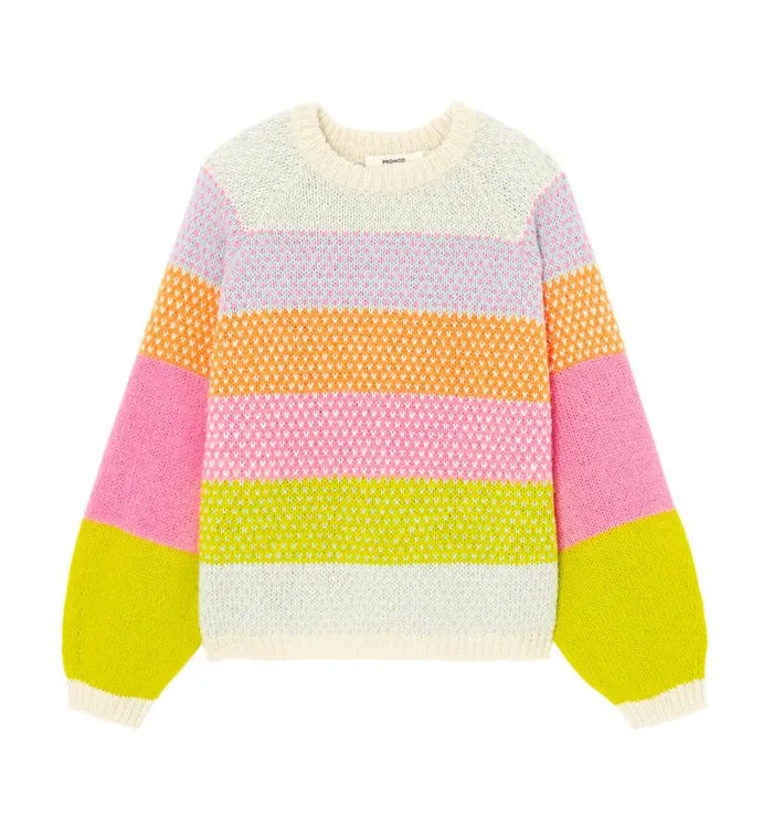 Women Multicoloured Jumper 8211 Pink Stripes Promod Jumpers And Cardigans Women Multicoloured Jumper 8211 Pink Stripes Promod Jumpers And Cardigans