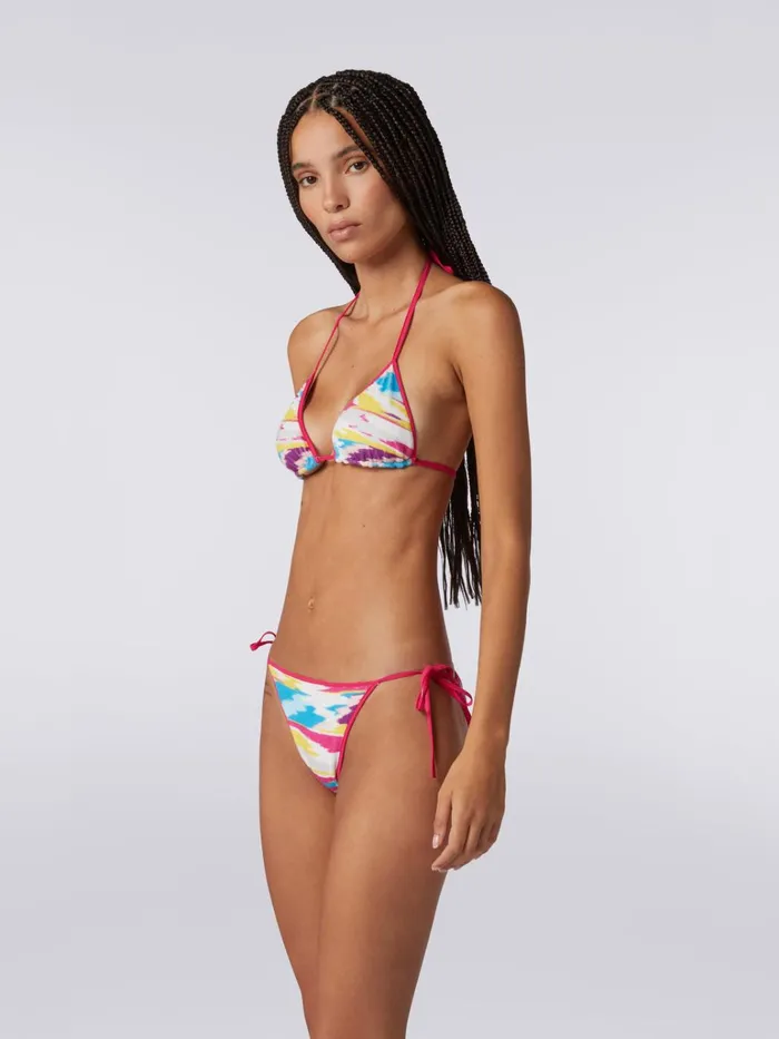 Women Multicoloured Slub Terry Bikini Multicoloured Missoni Swimsuits Women Multicoloured Slub Terry Bikini Multicoloured Missoni Swimsuits