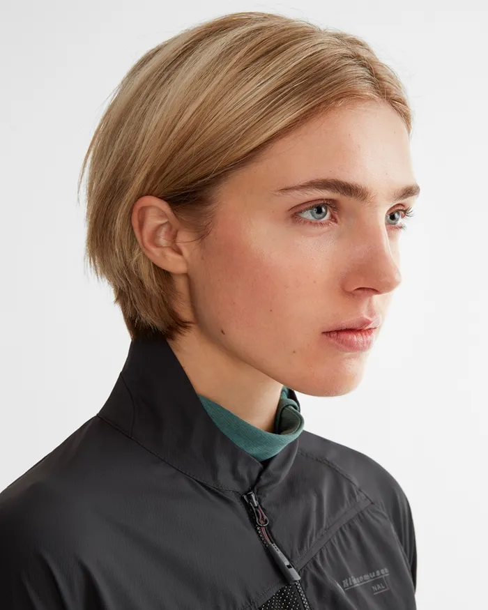 Women Nal Windbreaker Jacket Raven Klttermusen Wind Resistant Jackets