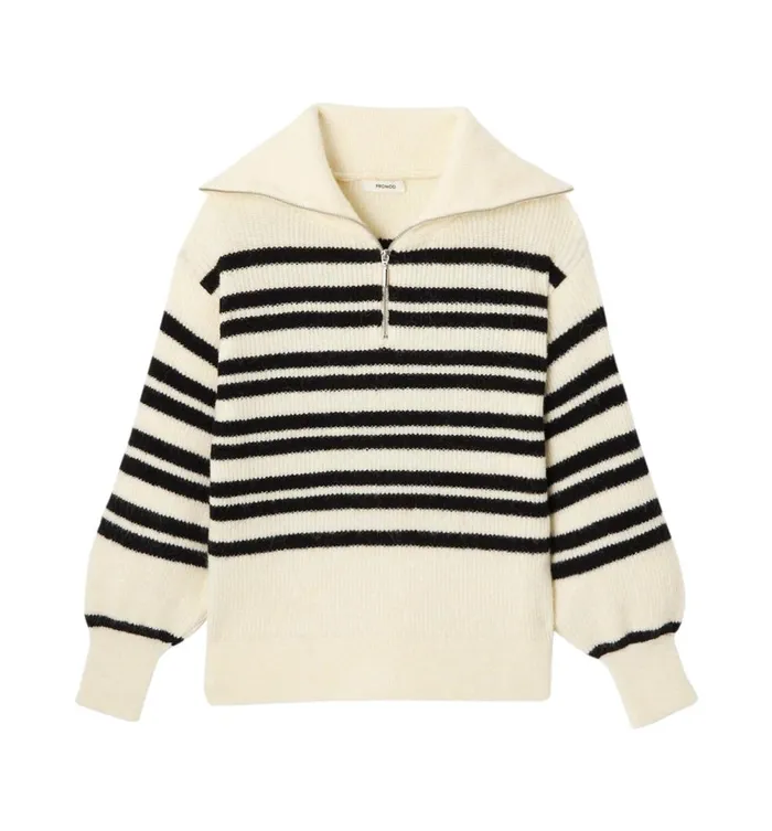 Women Nautical Trucker Jumper 8211 Navy Blue Stripes Promod Jumpers And Cardigans Women Nautical Trucker Jumper 8211 Navy Blue Stripes Promod Jumpers And Cardigans
