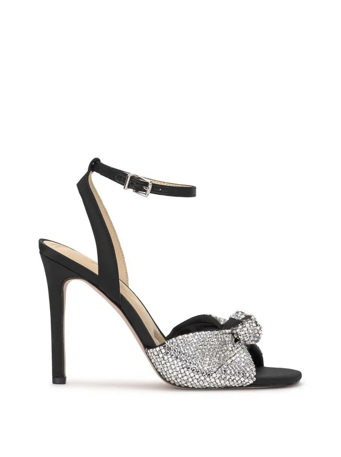 Women Ohela High Heel In Black and Silver Jessica Simpson Sandals