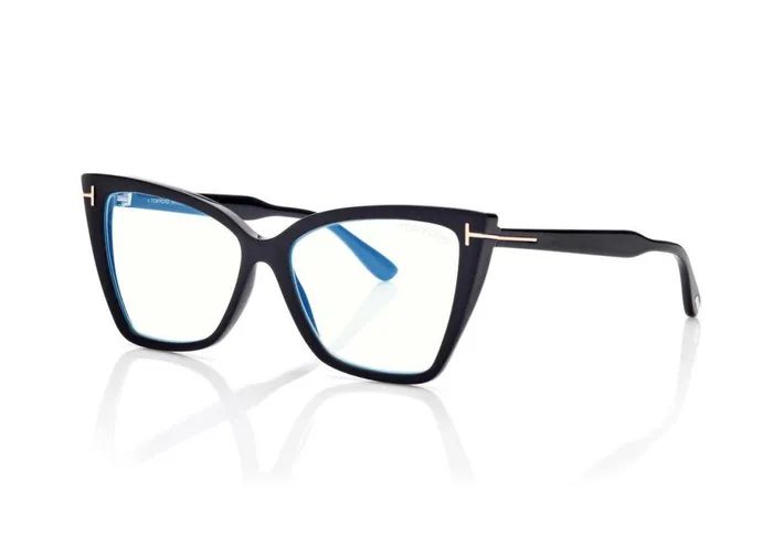 Women OPTICAL Tom Ford Blue Block Square Cat Eye Opticals Women OPTICAL Tom Ford Blue Block Square Cat Eye Opticals