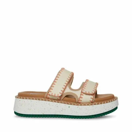 Women OTTO WHITEGREEN White Green Steve Madden Sandals Women OTTO WHITEGREEN White Green Steve Madden Sandals