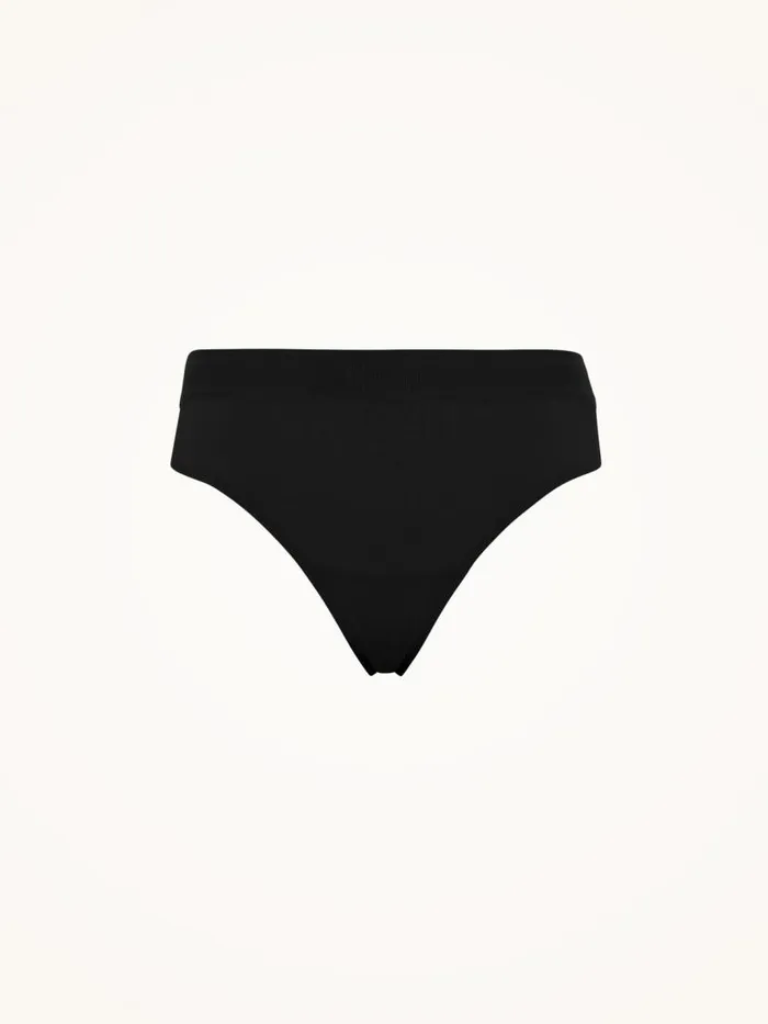 Women Panties Wolford Beauty Cotton String Black