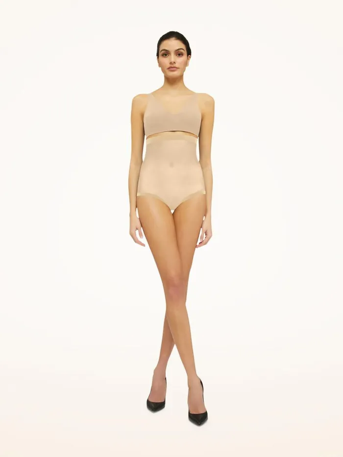 Women Panties Wolford Tulle Control Panty High Waist Nude