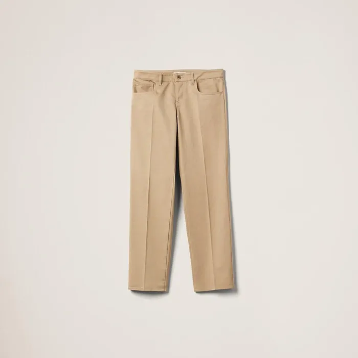 Women Pants And Shorts Miu Miu Chino Pants Cord