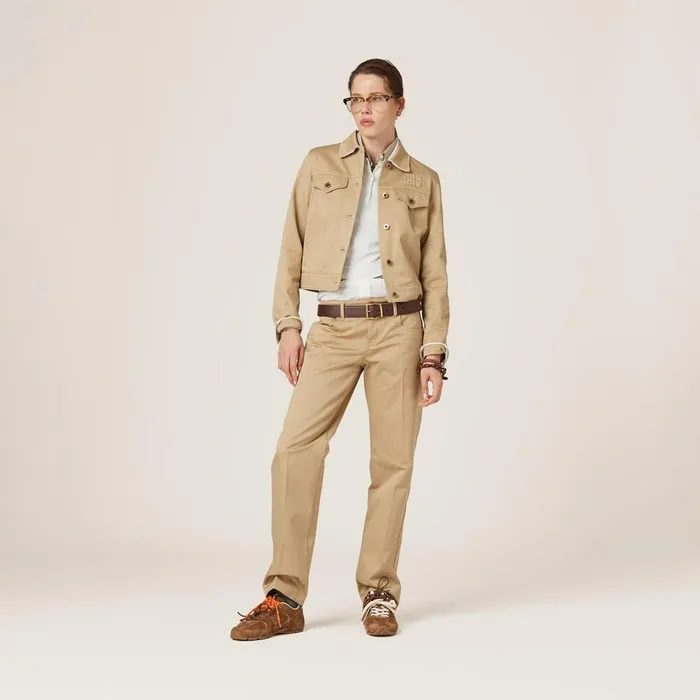 Women Pants And Shorts Miu Miu Chino Pants Cord Women Pants And Shorts Miu Miu Chino Pants Cord