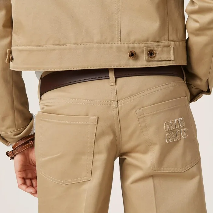 Women Pants And Shorts Miu Miu Chino Pants Cord Women Pants And Shorts Miu Miu Chino Pants Cord