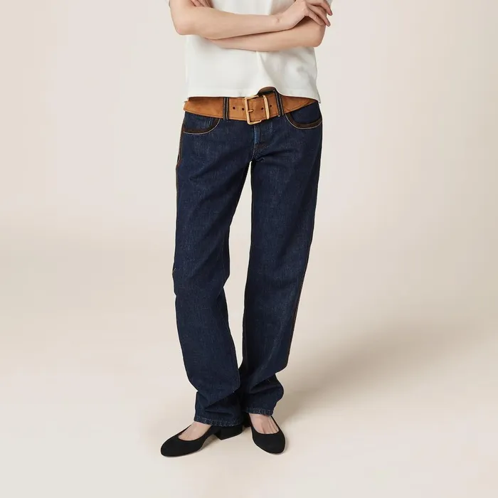 Women Pants And Shorts Miu Miu Fivepocket Denim Jeans Navy Women Pants And Shorts Miu Miu Fivepocket Denim Jeans Navy