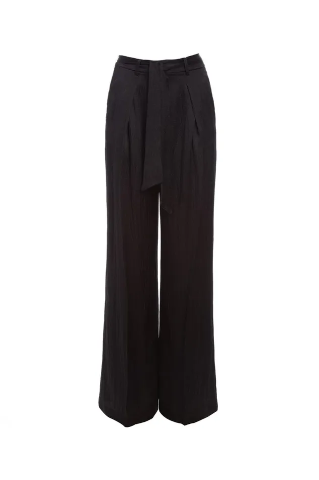 Women Pants Gabriela Hearst Thomazia Pant In Black Silk