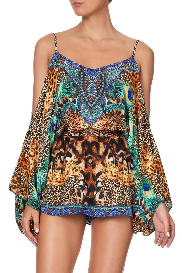 Women Party Dresses Camilla Drop Shoulder Playsuit Mother Xanadu