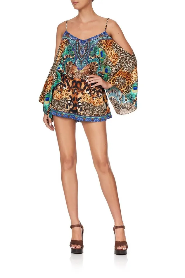 Women Party Dresses Camilla Drop Shoulder Playsuit Mother Xanadu