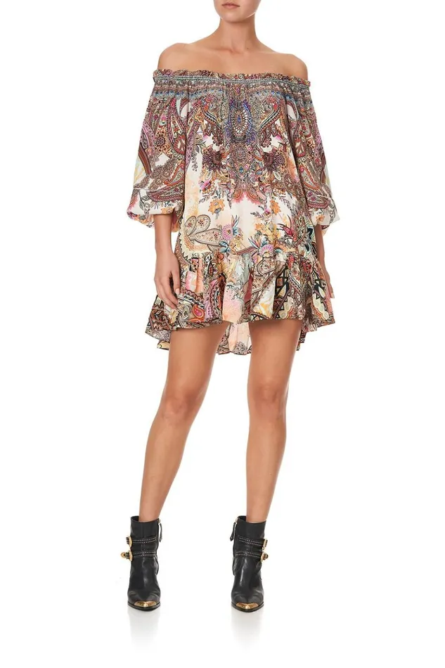 Women Party Dresses Camilla Off Shoulder Dress With Straps Carnaby Disco