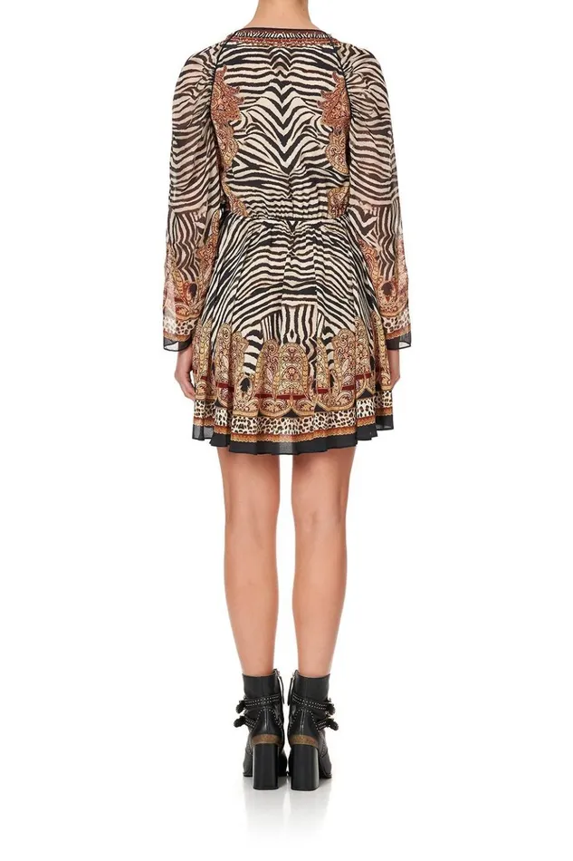 Women Party Dresses Camilla Short Dress With Draped Sleeve Wild Fire