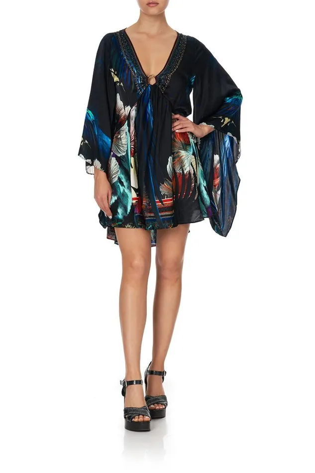 Women Party Dresses Camilla URing Dress With Kimono Sleeve Night Flight