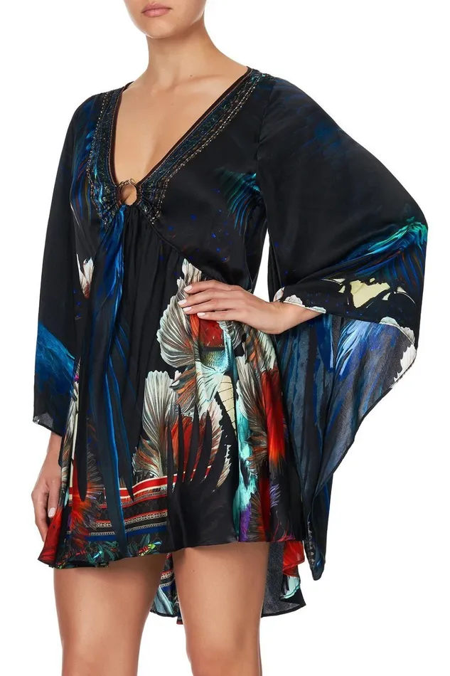 Women Party Dresses Camilla URing Dress With Kimono Sleeve Night Flight