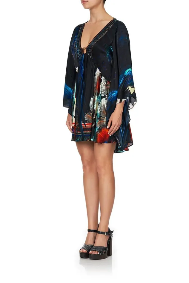 Women Party Dresses Camilla URing Dress With Kimono Sleeve Night Flight
