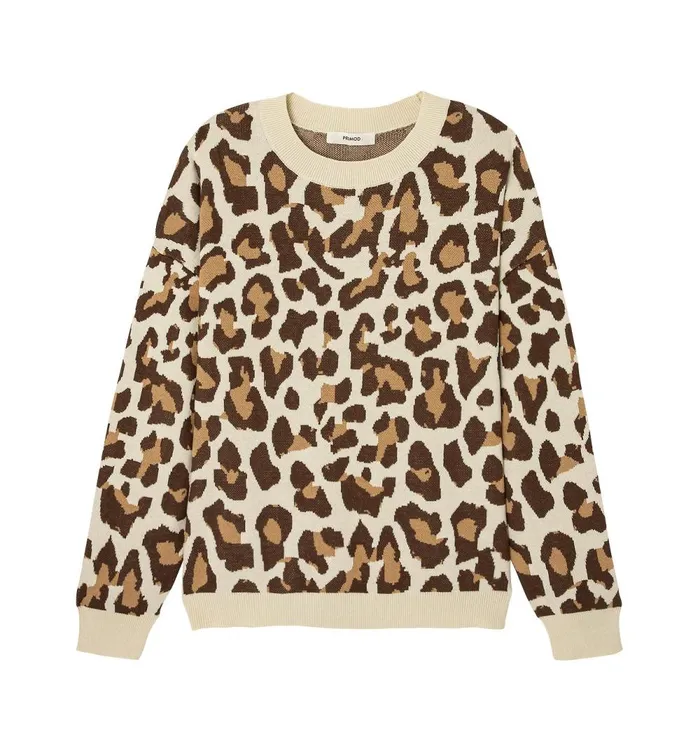 Women Patterned Jumper 8211 Ecru Print Promod Jumpers And Cardigans Women Patterned Jumper 8211 Ecru Print Promod Jumpers And Cardigans