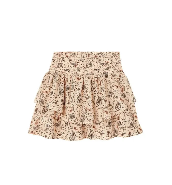 Women Patterned Mini Skirt 8211 Ecru Print Promod Skirts Women Patterned Mini Skirt 8211 Ecru Print Promod Skirts