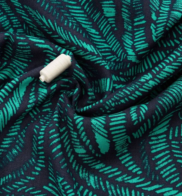 Women Patterned Viscose Fabric Cut 8211 Green Print Promod Fabric Cuts And Patterns Women Patterned Viscose Fabric Cut 8211 Green Print Promod Fabric Cuts And Patterns