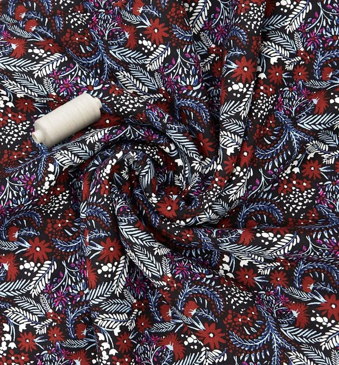 Women Patterned Viscose Fabric Cut 8211 Multicolour Print Promod Fabric Cuts And Patterns Women Patterned Viscose Fabric Cut 8211 Multicolour Print Promod Fabric Cuts And Patterns