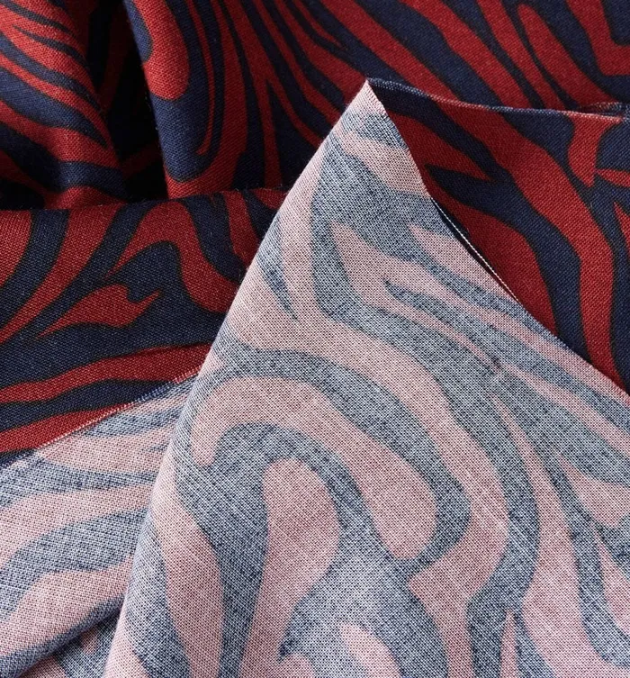 Women Patterned Viscose Fabric Cut 8211 Navy Blue Print Promod Fabric Cuts And Patterns Women Patterned Viscose Fabric Cut 8211 Navy Blue Print Promod Fabric Cuts And Patterns