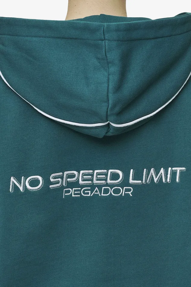 Women Pegador Hoodies Naomi Oversized Hoodie Washed Urban Turquoise Women Pegador Hoodies Naomi Oversized Hoodie Washed Urban Turquoise