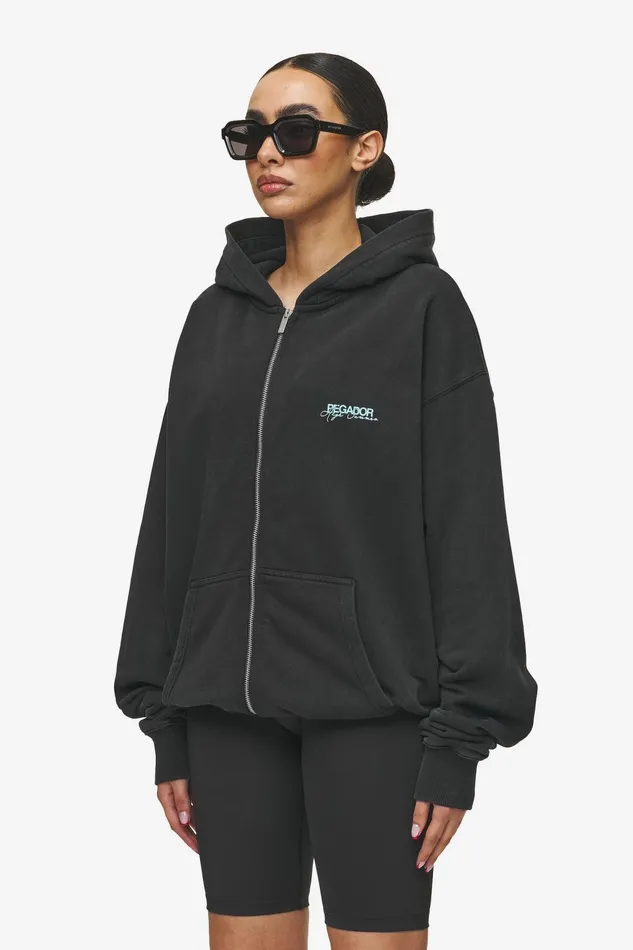 Women Pegador Hoodies Patino Oversized Sweat Jacket Vintage Black Women Pegador Hoodies Patino Oversized Sweat Jacket Vintage Black