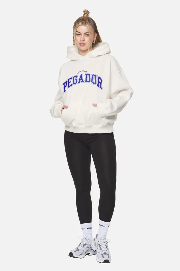 Women Pegador Hoodies Wayruna Oversized Hoodie Washed Coconut Milk Women Pegador Hoodies Wayruna Oversized Hoodie Washed Coconut Milk