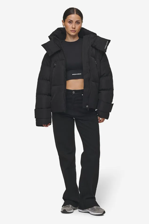 Women Pegador Jacken Fira Oversized Puffer Jacket Black Women Pegador Jacken Fira Oversized Puffer Jacket Black