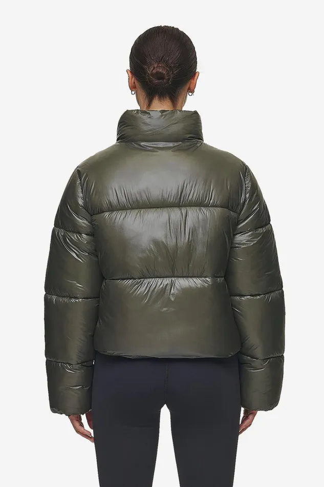 Women Pegador Jacken Georgia Light Glossy Puffer Jacket Mud Olive Women Pegador Jacken Georgia Light Glossy Puffer Jacket Mud Olive