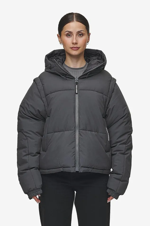 Women Pegador Jacken Trixy 4 In 1 Reversible Puffer Jacket Anthracite
