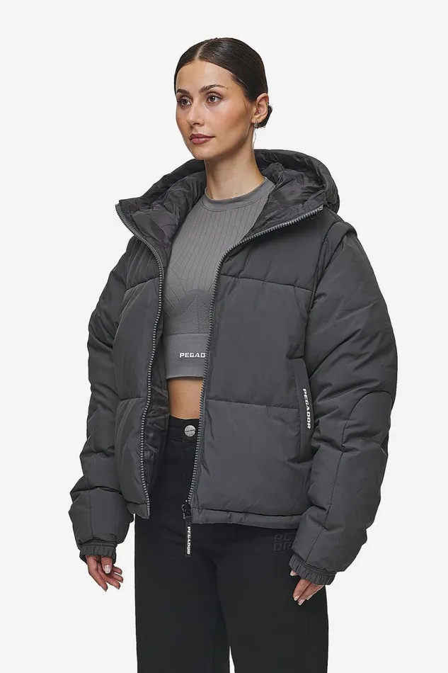 Women Pegador Jacken Trixy 4 In 1 Reversible Puffer Jacket Anthracite Women Pegador Jacken Trixy 4 In 1 Reversible Puffer Jacket Anthracite