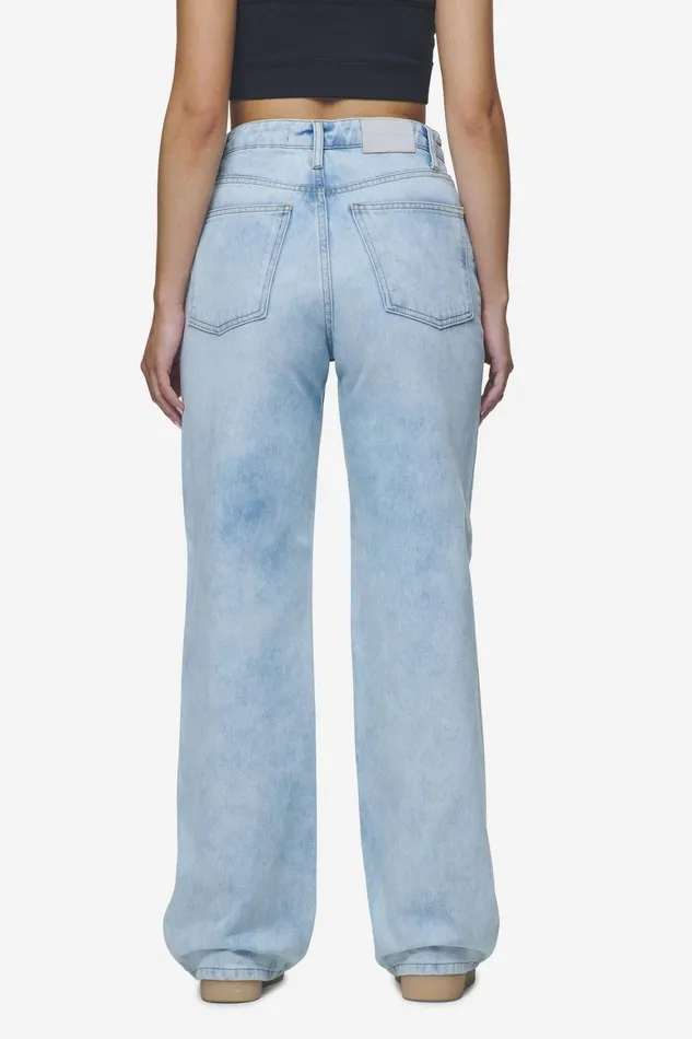 Women Pegador Jeans Lora Wide Leg Jeans Washed Light Blue Women Pegador Jeans Lora Wide Leg Jeans Washed Light Blue