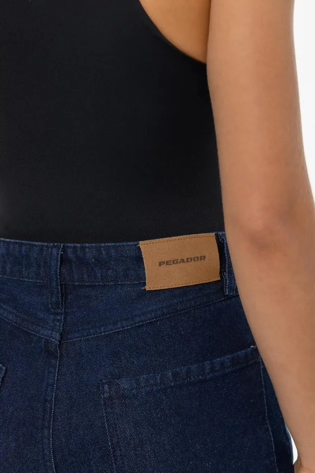 Women Pegador Jeans Naddy Wide Leg Jeans Dark Blue Women Pegador Jeans Naddy Wide Leg Jeans Dark Blue