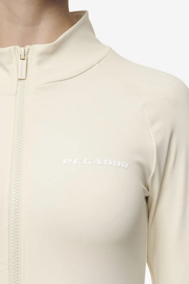 Women Pegador Longsleeves Maria Zip Longsleeve Coast Sand Women Pegador Longsleeves Maria Zip Longsleeve Coast Sand