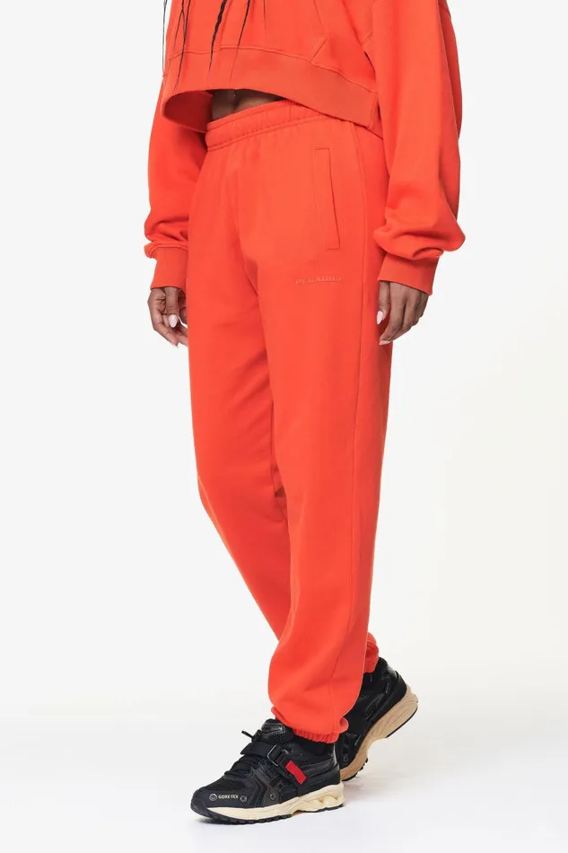Women Pegador Pants Villa High Waisted Sweat Pants Washed Signal Red Gum