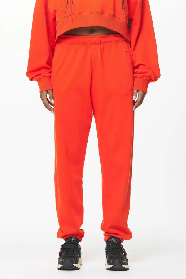 Women Pegador Pants Villa High Waisted Sweat Pants Washed Signal Red Gum Women Pegador Pants Villa High Waisted Sweat Pants Washed Signal Red Gum