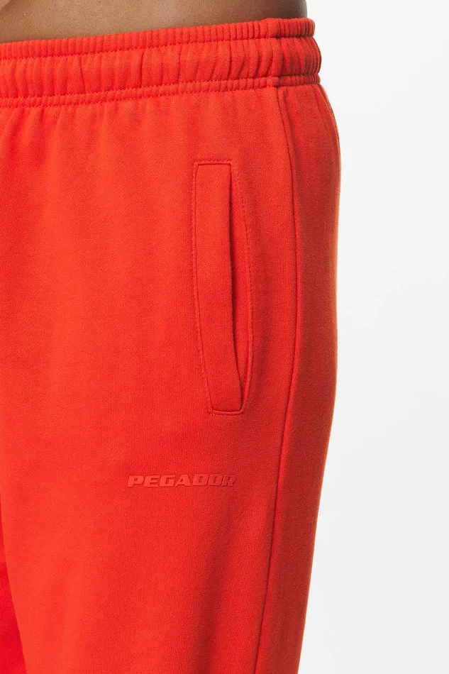 Women Pegador Pants Villa High Waisted Sweat Pants Washed Signal Red Gum Women Pegador Pants Villa High Waisted Sweat Pants Washed Signal Red Gum