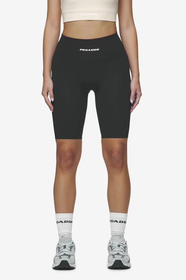 Women Pegador Shorts Lupita Biker Shorts Black White