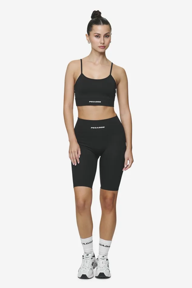 Women Pegador Shorts Lupita Biker Shorts Black White Women Pegador Shorts Lupita Biker Shorts Black White