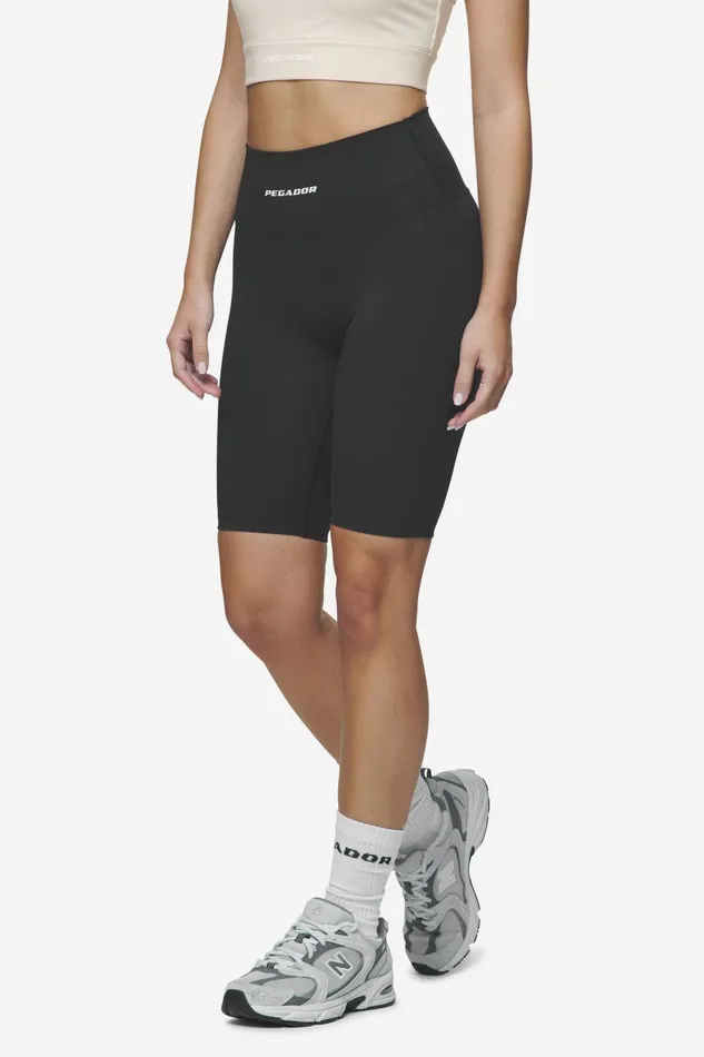Women Pegador Shorts Lupita Biker Shorts Black White Women Pegador Shorts Lupita Biker Shorts Black White