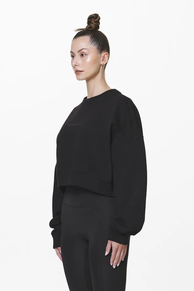 Women Pegador Sweaters Londa Cropped Oversized Sweater Black Gum Women Pegador Sweaters Londa Cropped Oversized Sweater Black Gum