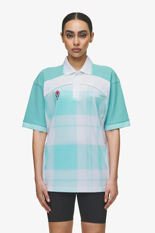 Women Pegador Tees Lawn Jersey Sky Blue White